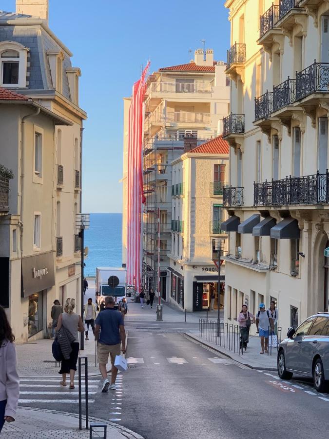 Biarritz Centre, Pres Avenue De Verdun, Cosy Apt 2 Pieces , Salon , Chambre Separe, Rue Tres Calme A 10 Minutes A Pied De La Grande Plage Ngoại thất bức ảnh