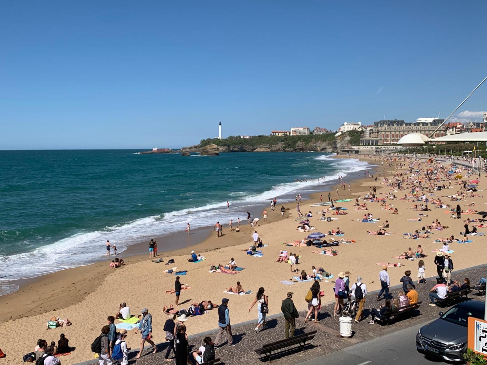 Biarritz Centre, Pres Avenue De Verdun, Cosy Apt 2 Pieces , Salon , Chambre Separe, Rue Tres Calme A 10 Minutes A Pied De La Grande Plage Ngoại thất bức ảnh