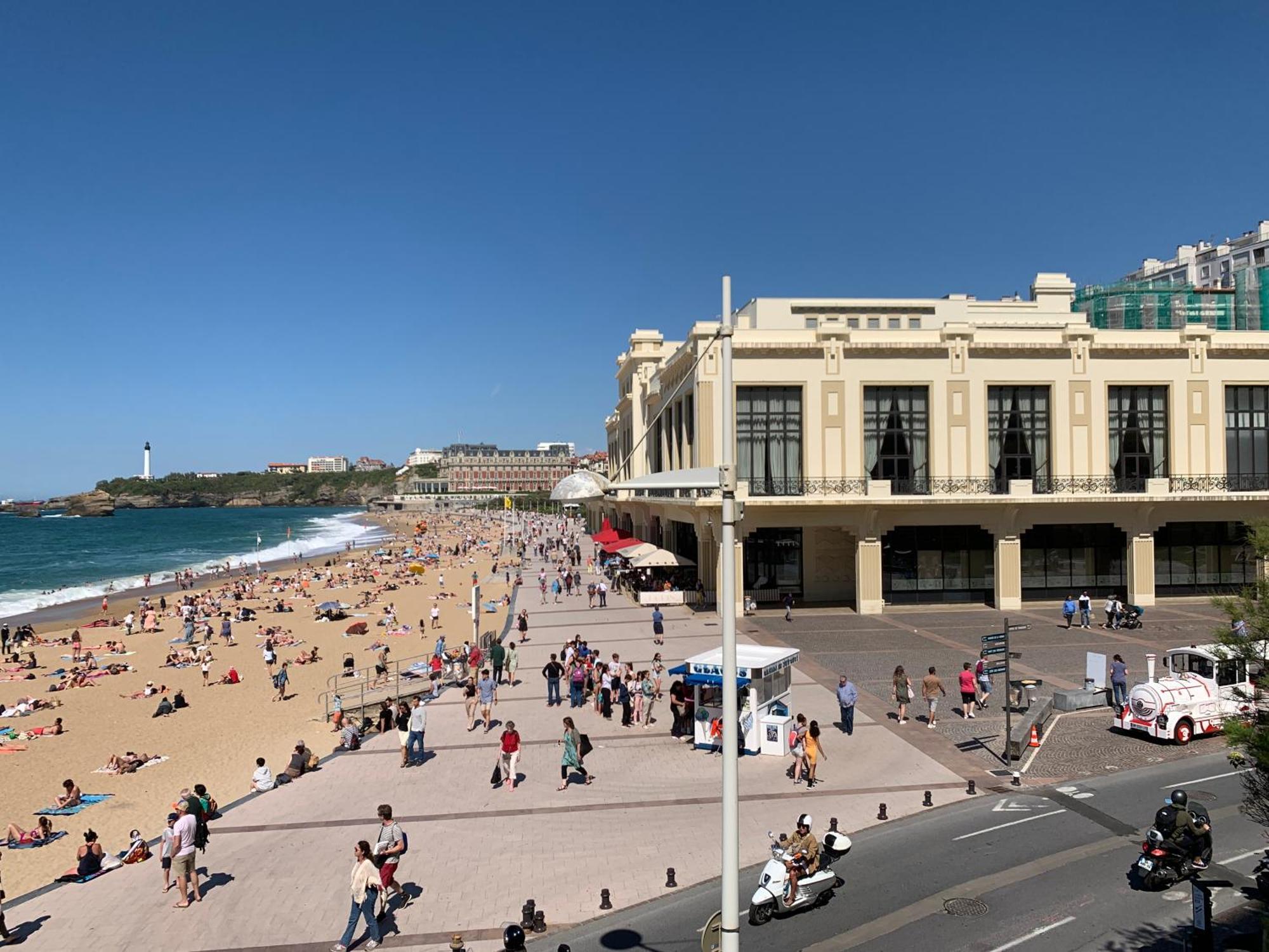 Biarritz Centre, Pres Avenue De Verdun, Cosy Apt 2 Pieces , Salon , Chambre Separe, Rue Tres Calme A 10 Minutes A Pied De La Grande Plage Ngoại thất bức ảnh